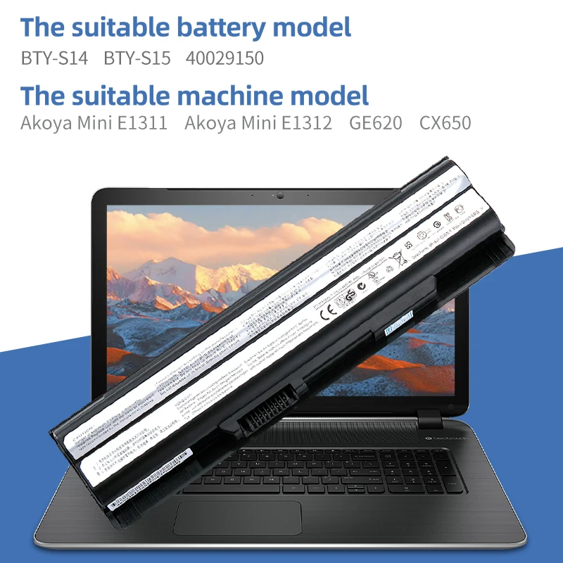 SUOZHAN Подлинный аккумулятор для ноутбука BTY-S14 для MSI BTY-S15 CR650 CX650 FR400 FR600 FR610 FR620 FR700 FX400 FX420 FX600 FX603 FX610 Изображение 5