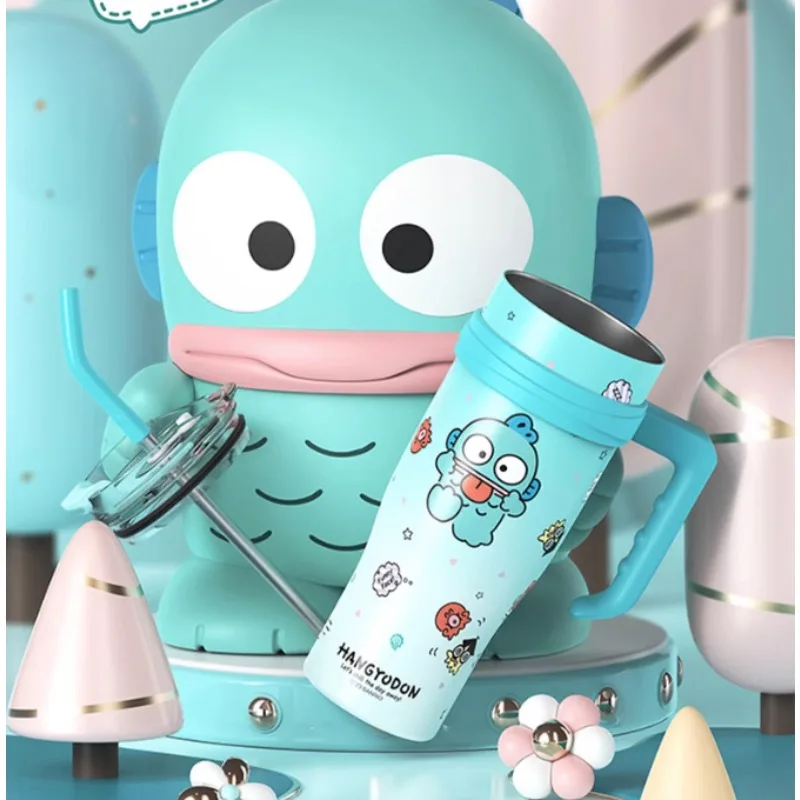 1200 мл Sanrio Hello Kitty Cinnamoroll Kuromi Термальная Чашка Сиппи Чашка Милый Мультфильм Чашка Холодной Воды Студенческая Соломенная Чашка Большой Емкости Изображение 2