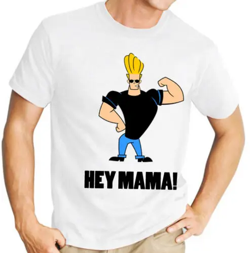 Ханна Барбера Джонни Браво, привет, мама! Мужская футболка Изображение 0