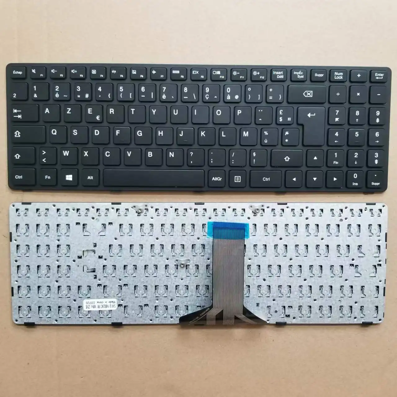 Новая клавиатура French/FR Clavier Для ноутбука Lenovo IdeaPad 100-15 100-15IBD Черного цвета Изображение 0