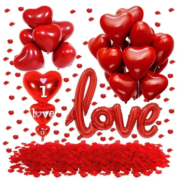 1029 Гирлянд на День Святого Валентина, Набор воздушных шаров для влюбленных, Вечеринка в честь Дня Святого Валентина, Свадебная церемония, Украшение вечеринки Воздушным шаром