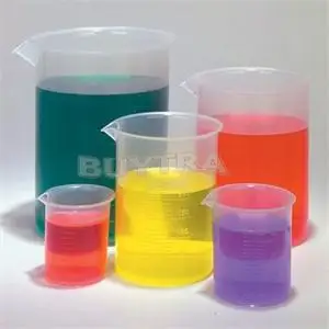 5 шт./компл. Лабораторные пластиковые мензурки, градуированный стакан, Прозрачный Мерный стаканчик, принадлежности для химической лаборатории 50/100/250/500/1000 мл