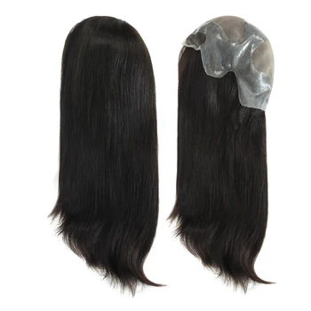 GLORYHAIR-MW46 Женские топперы для волос из поли-кружева, китайская кутикула, Реми для женщин, прямая поставка