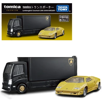 Takara Tomy Tomica Premium Transporter Lamborghini Countach 25th Anniversary Детский автомобиль, Отлитые под давлением металлические модели автомобилей, игрушки для мальчиков
