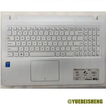 YUEBEISHENG 95% Новинка для ASUS X540S X540L A540L K540L A540UP X540SA X540L верхняя крышка подставки для рук Сенсорная панель клавиатуры США, белый