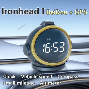 Автомобильный GPS HUD Head Up Дисплей GPS + Цифровой Спидометр Beidou Со светодиодной подсветкой На экране Указания Высоты Подходит Для всех автомобилей