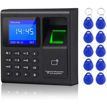 Биометрическая система контроля доступа RFID, клавиатура RFID, USB-система отпечатков пальцев, электронные часы, регистратор посещаемости.