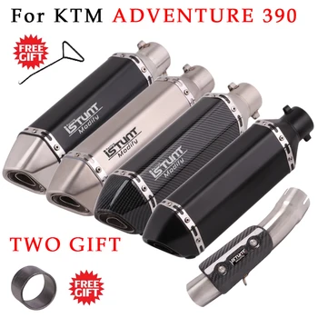Выхлопная Система Мотоцикла Среднее Звено Трубы Глушителя Escape Для KTM250 KTM DUKE 250 390 KTM390 Adventure ADV 2020 2021 KTM125 2021