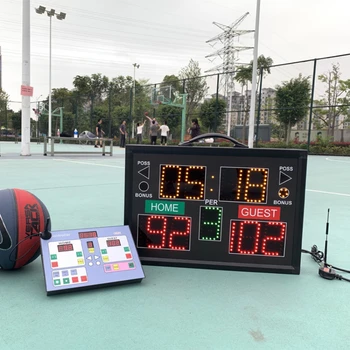 Горячее табло сид сбывания портативное табло баскетбола сид цифровое электронное табло баскетбола сид с часами съемки