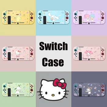 Защитный чехол Hello Kitty Kawaii для Nintendo Switch Case Shell Из мягкого ТПУ защитного чехла Joycon Switch Skin Shell Аксессуары