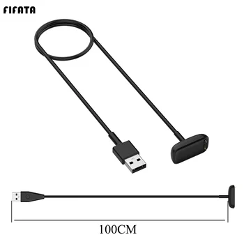 Кабель Зарядного устройства для Fitbit Charge 5 USB-Кабель Зарядного Устройства Для Смарт-часов Fitbit Luxe/Luxe Special Edition Cable de carga