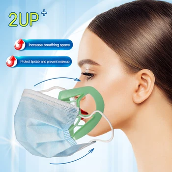 Кронштейн для 3D-маски, поддерживающий дыхательную систему, Вспомогательная маска, Кронштейн для внутренней подушки, Антипригарная помада, Многоразовая пылезащитная маска, фильтр