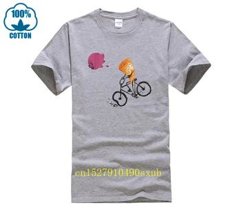 Летняя уличная мода, футболка с коротким рукавом 2023, забавная одежда, повседневная мужская футболка с рожком мороженого, Велосипедная авария, мужская авария