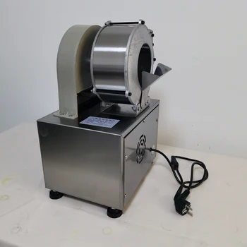 Многофункциональный автоматический автомат для резки Коммерческий Электрический Картофелерезка для нарезки моркови и имбиря, Овощерезка для измельчения овощей