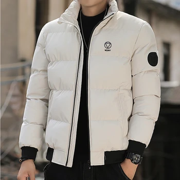 Мужская зимняя куртка Высококачественное хлопчатобумажное пальто WZRY 2023 Новая куртка-парка Мужская ветрозащитная толстая теплая куртка-парка