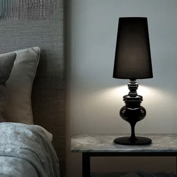 Настольная лампа Spanish Guard Простой Черный Креативный Стиль Прикроватная лампа для спальни Настольная лампа для гостиной кабинета