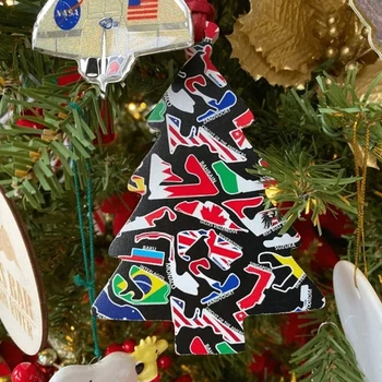 Орнамент для треков Formula One, Рождественское тематическое украшение, Гобелены для Рождественской елки, Подвесные украшения для вечеринок