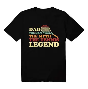 Папа, Мужчина, миф, Легенда тенниса, забавная футболка унисекс для детей и молодежи с графическим рисунком