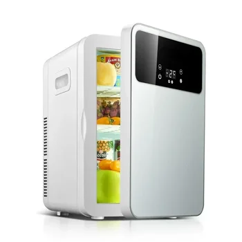 Портативный холодильник, мини-Минихолодильник, холодильник для холодного и теплого автомобиля и домашнего холодильника двойного назначения, коробка для хранения косметики