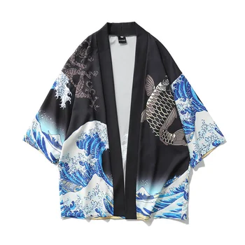 Рубашка с коротким рукавом и принтом 2023, Большие размеры M-3XL, мужской и женский модный бренд, Свободная Гавайская пляжная рубашка для пары, пальто