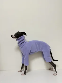 Теплая Одежда Для Больших Собак Greyhound, Рубашка С Высоким Воротом, Стрейчевый Флисовый Жилет Для Собак, Пуловер для Домашних Животных, Пальто для Маленьких Средних Больших Собак