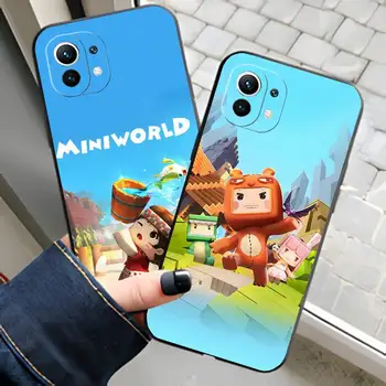 Чехол для телефона Mini World для Видеоигр Xiaomi Poco F3 X3 Nfc M3 9t 10t 11 11i 11x 11t 12 Pro С Противоударным Дизайном Задней Крышки