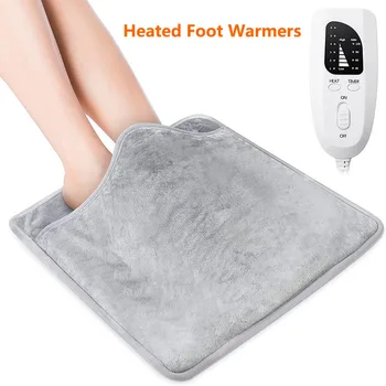 Электрическая грелка для ног, грелки, теплые тапочки с температурой 6-й передачи, Зимняя грелка для рук / ног, Моющаяся бытовая грелка для ног
